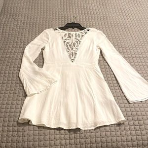 FOREVER 21 lace front backless dress size small